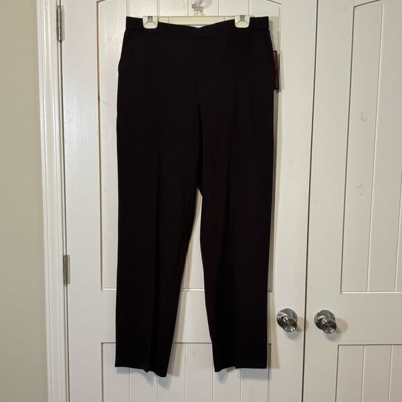 Briggs Comfort Waistband Women's Dress Pants Brown Size 16 NWT - Picture 2 of 7